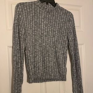 Large grey snug sweater